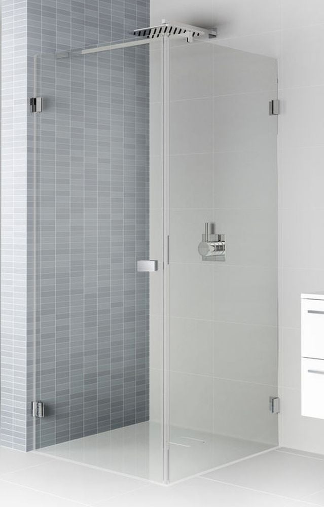 Riho Scandic sprchovací kút 100x100 cm obdĺžniková chromová lesklé/priehľadné sklo G001047120