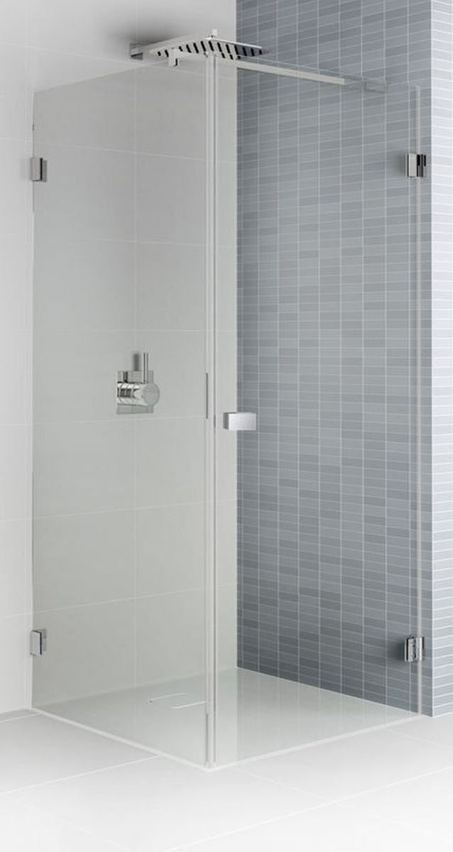Riho Scandic sprchovací kút 100x90 cm štvorcová čierna matné/priehľadné sklo G001046121