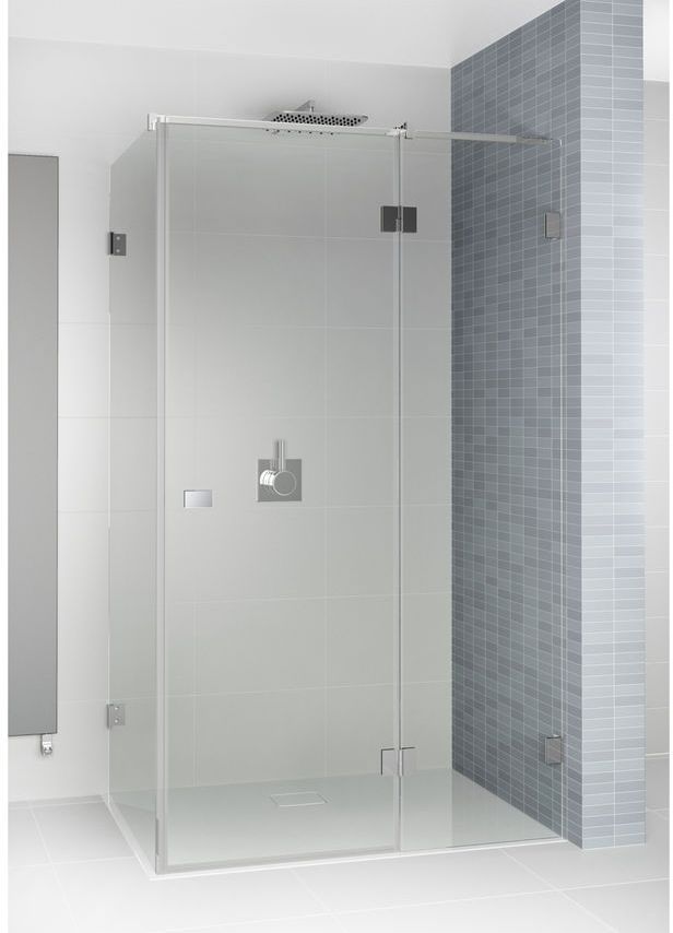 Riho Scandic sprchovací kút 90x90 cm obdĺžniková čierna matné/priehľadné sklo G001056121