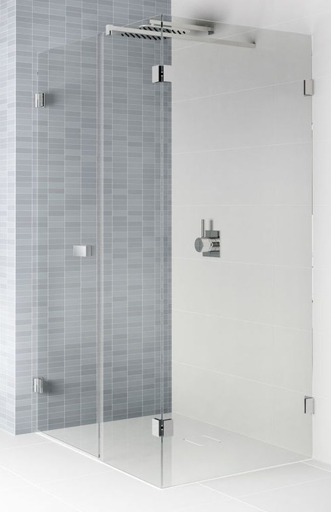 Riho Scandic sprchovací kút 140x80 cm štvorcová chromová lesklé/priehľadné sklo G001087120
