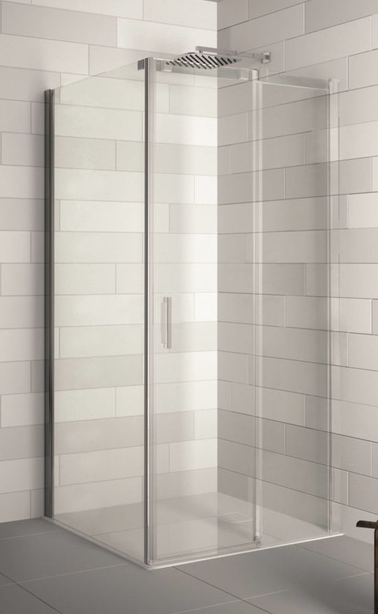 Riho Ocean sprchovací kút 140x80 cm štvorcová chromová lesklé/priehľadné sklo G006009120