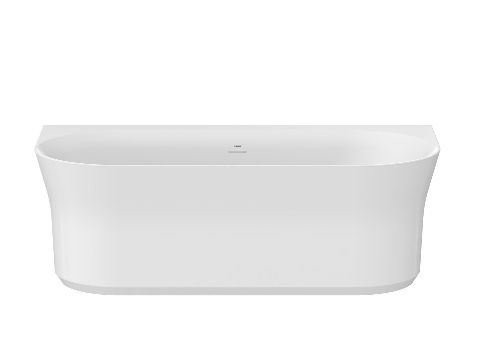 Ravak Ypsilon Wall nástenná vaňa 178x86 cm oválne biela XC00100028