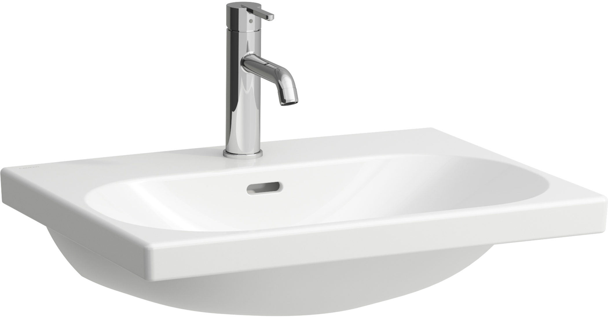 Laufen Lua umývadlo 60x46 cm obdĺžnik klasické umývadlo biela H8100834001091