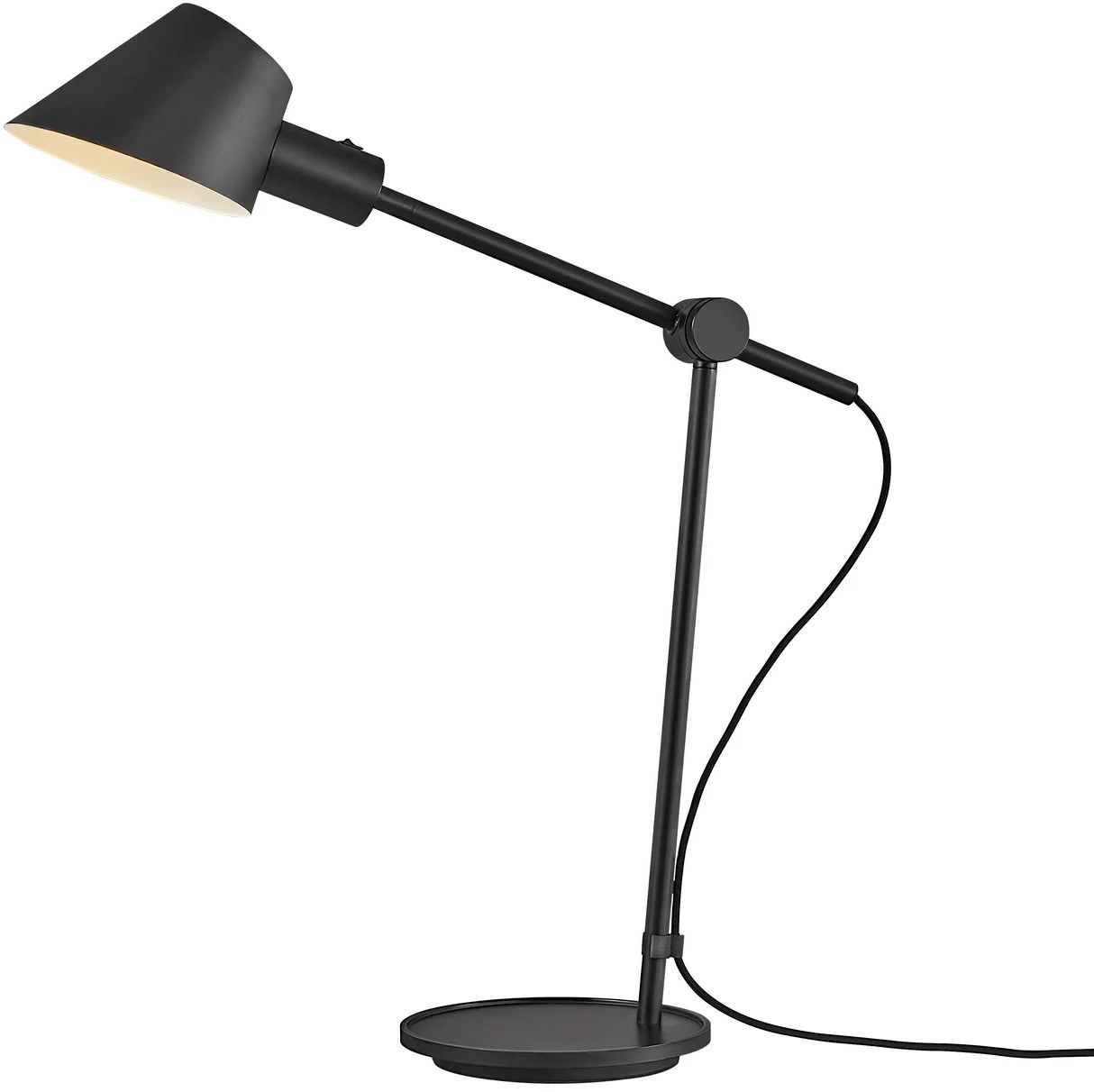 Nordlux Stay stolová lampa 1x60 W čierna 2020445003