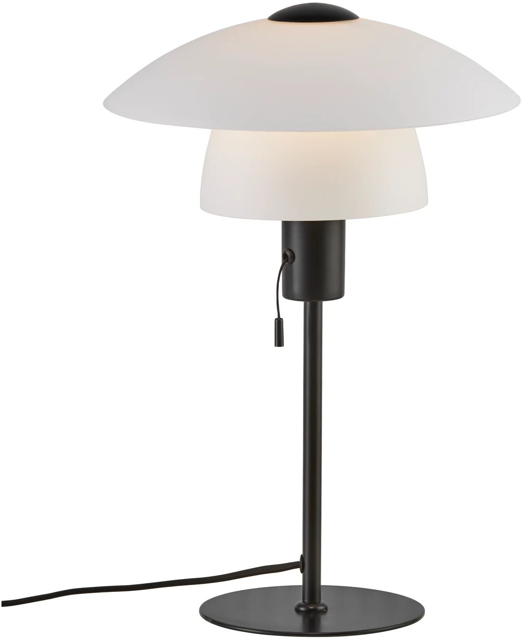 Nordlux Verona stolová lampa 1x15 W biela-čierna 2010875001