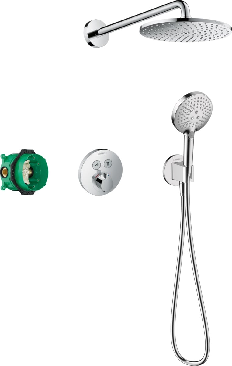 Hansgrohe Raindance sprchová súprava podomietková s termostatom s dažďovou sprchou chrómová 27951000