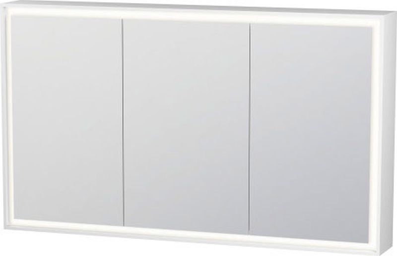 Duravit L-Cube skrinka 120x15.4x70 cm so zrkadlom biela LC755300000