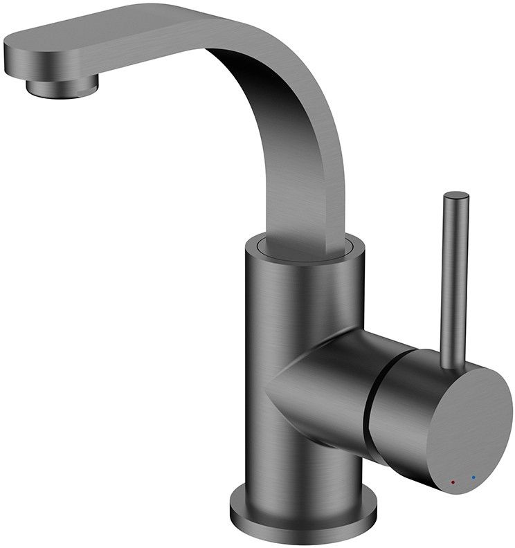 Besco Decco umývadlová batéria stojanková grafitová BU-DII-GR