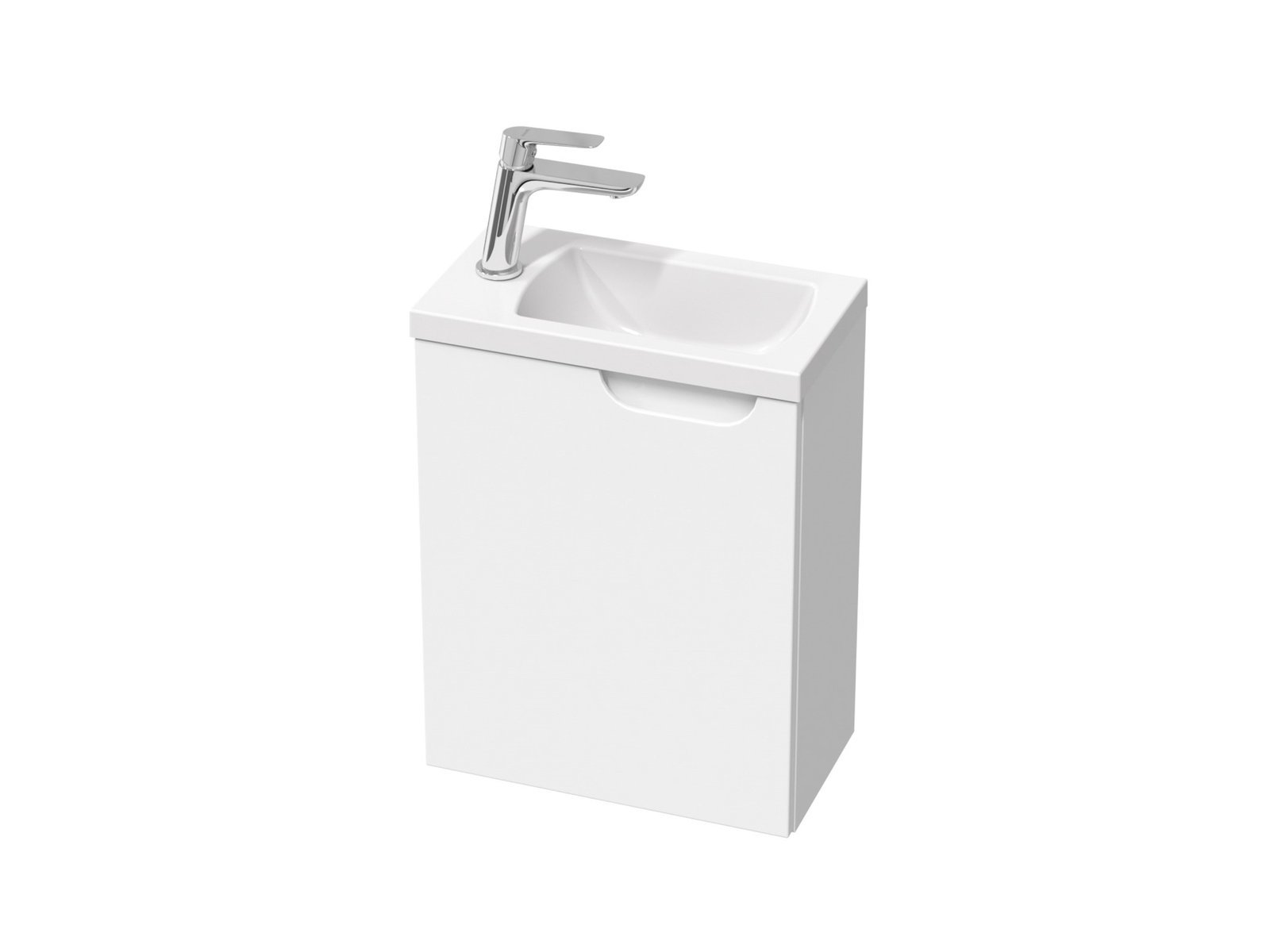 Ravak Classic II skrinka 40x22x50 cm závesná kúpeľňová skrinka pod umývadlo biela X000001484