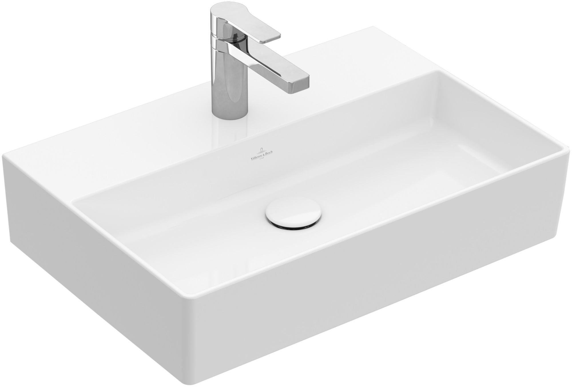 Villeroy & Boch Memento 2.0 umývadlo 50x42 cm obdĺžnik klasické umývadlo-umývadlo na nábytok biela 4A225LR1