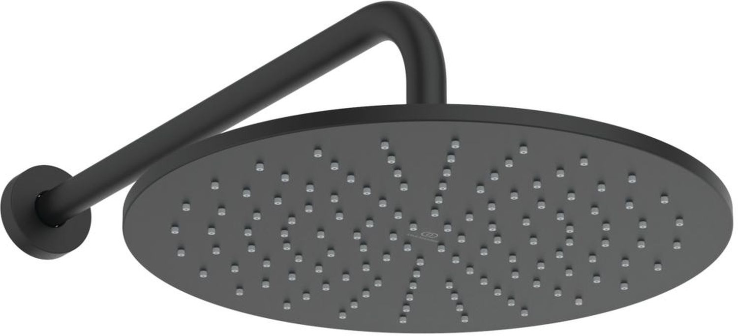 Ideal Standard Joy horná/hlavová sprcha 30x30 cm okrúhly čierna A5803XG