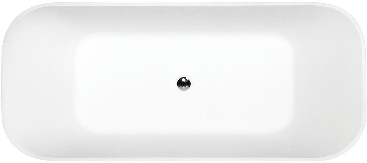 Besco Assos S-Line voľne stojaca vaňa 160x70 cm obdĺžnikové dvojfarebná #WMMC-160ASG