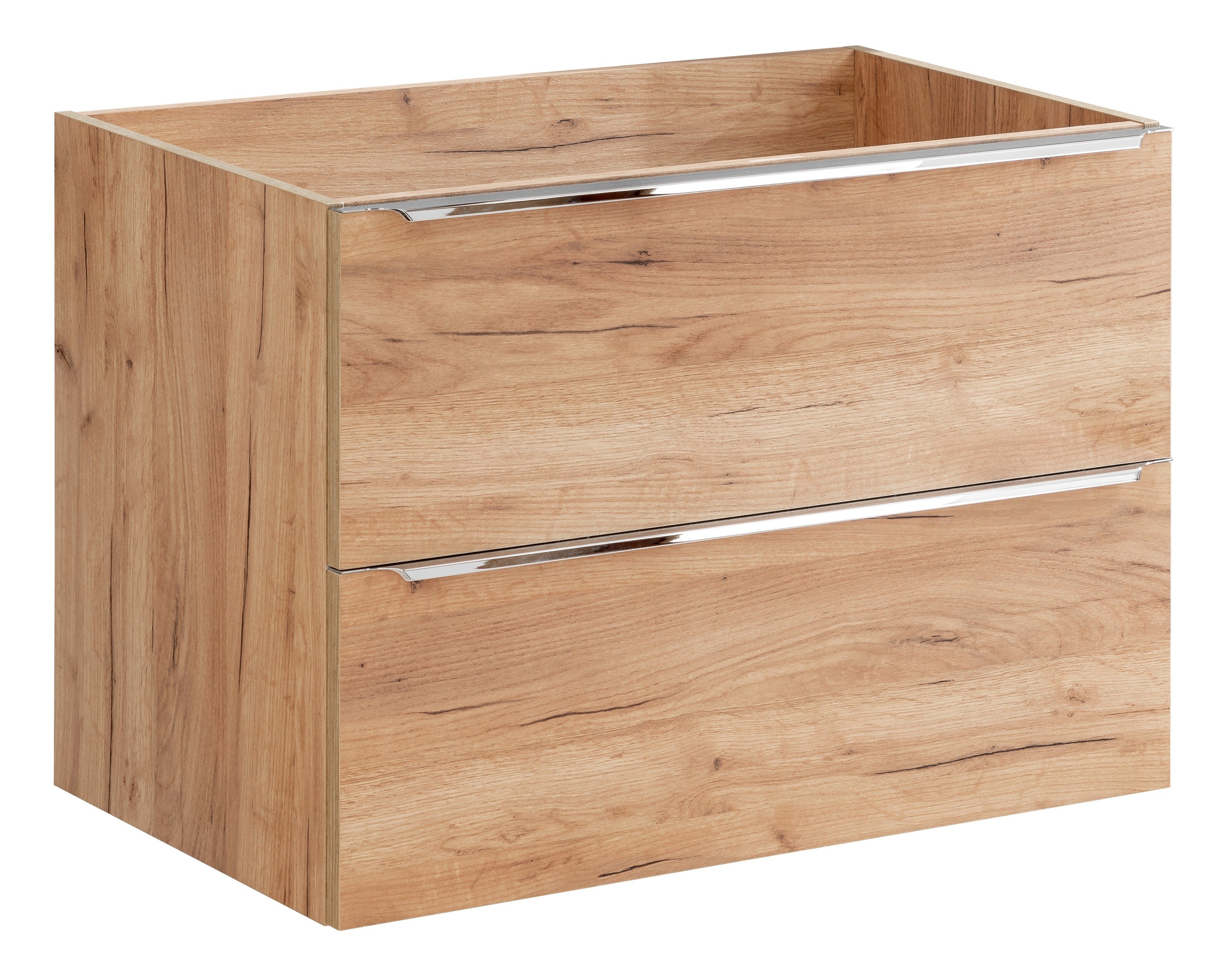 Comad Capri Oak skrinka 80x46x57 cm závesná kúpeľňová skrinka pod umývadlo dub CAPRIOAK821AFSC