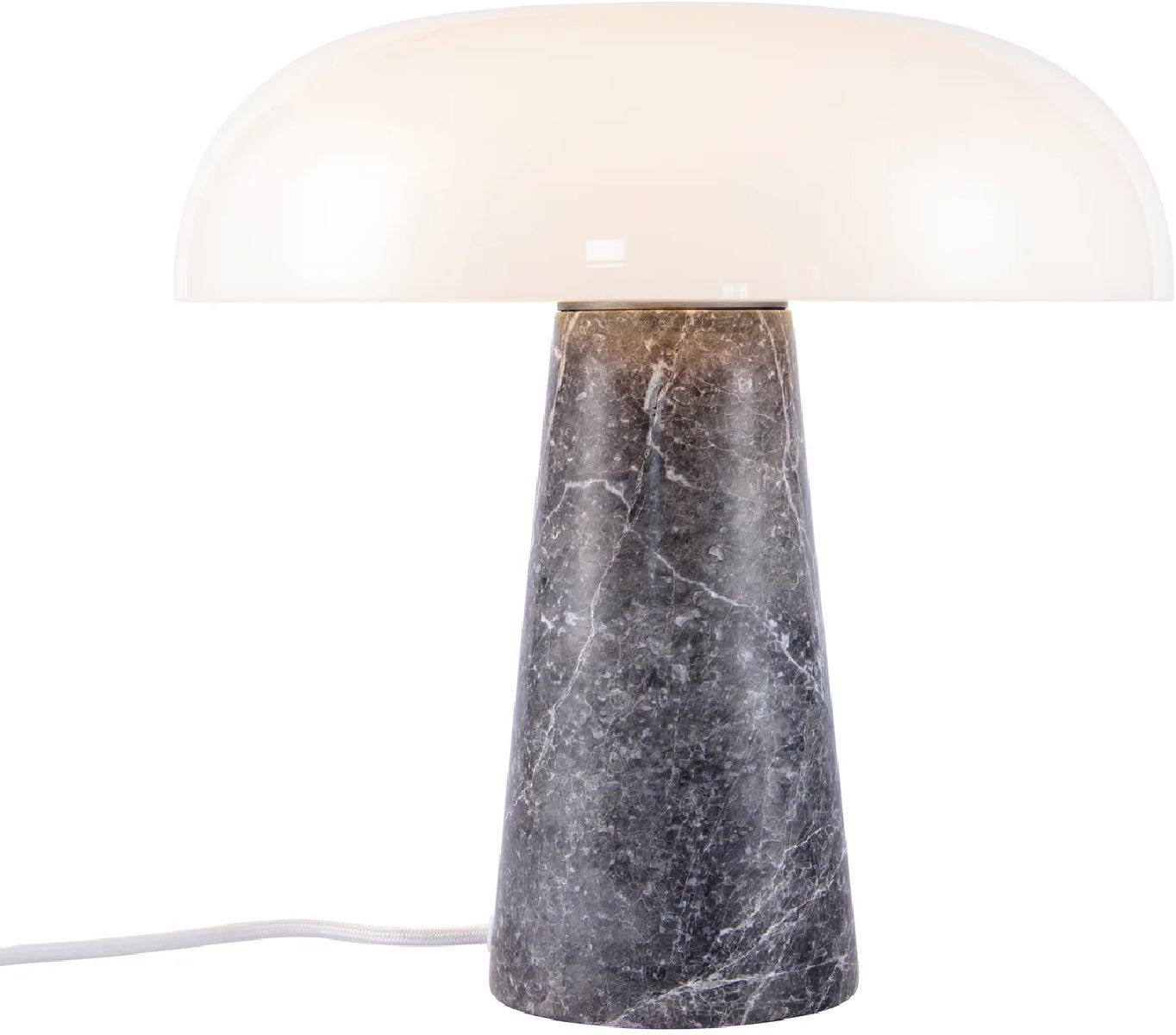 Nordlux Glossy stolová lampa 1x15 W biela-sivá-opálová 2020505010