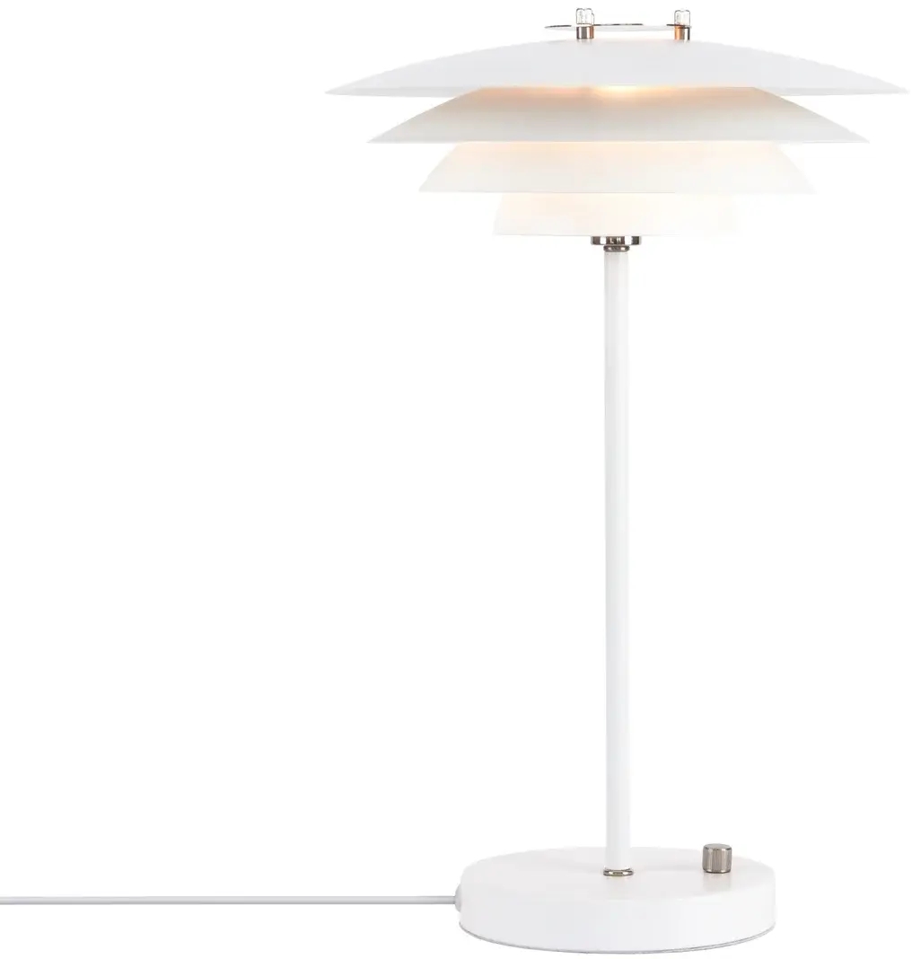 Nordlux Bretagne stolová lampa 1x25 W biela 2213485001