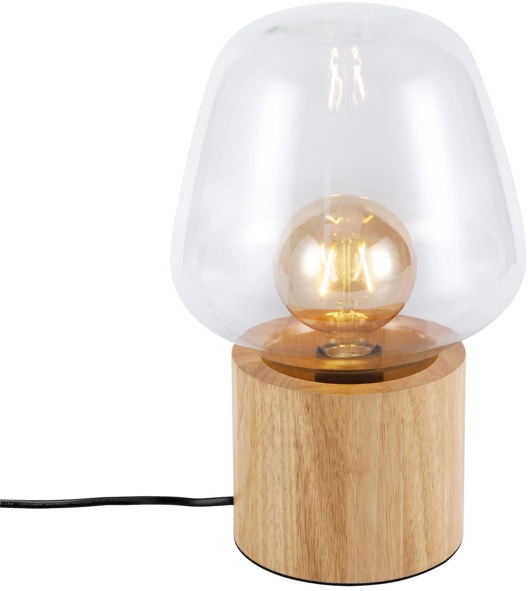 Nordlux Christina stolová lampa 1x25 W priehľadná-dreva 48905014