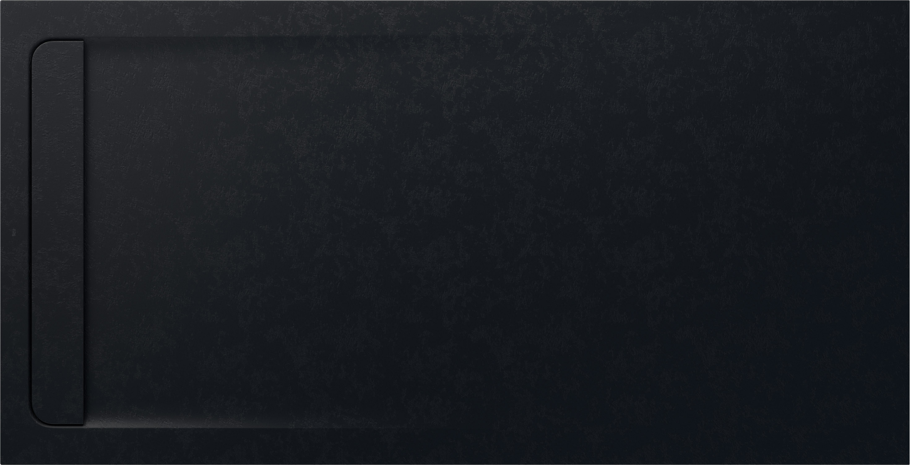 Roca Aquos obdĺžniková sprchová vanička 200x100 cm čierna AP6017D03E801400