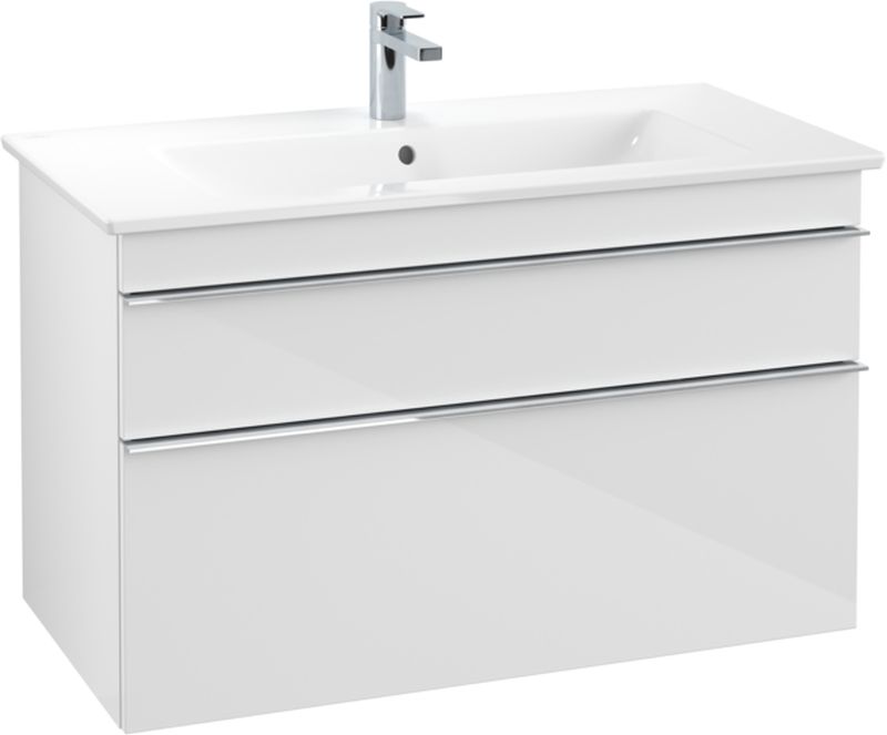 Villeroy & Boch Venticello skrinka 95.3x50.2x59 cm závesná kúpeľňová skrinka pod umývadlo biela A92601DH