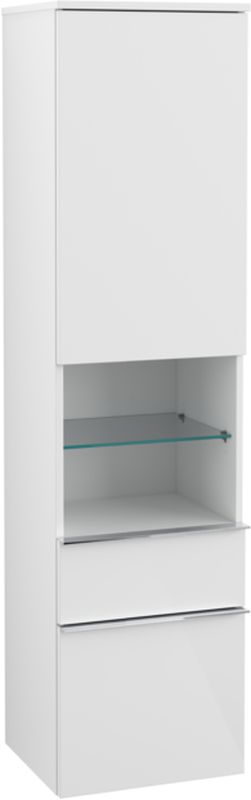 Villeroy & Boch Venticello skrinka 40.4x37.2x154.6 cm bočné závesné biela A95211DH