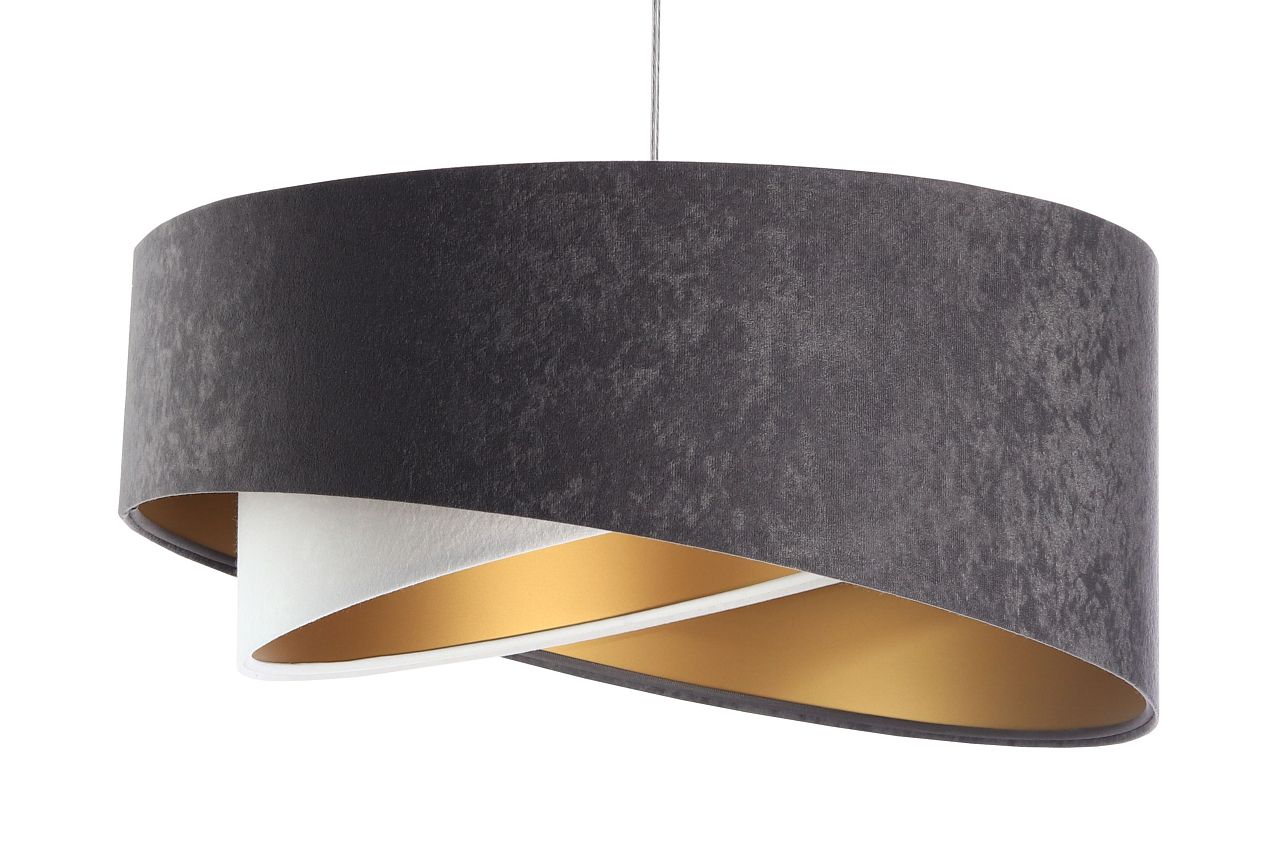 BPS Koncept Galaxy závesné svietidlo 1x60 W biela-zlatá-grafitová 060-078
