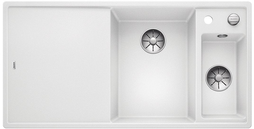 Blanco Axia III 6 S-F granitový drez 99x50 cm biela 523486