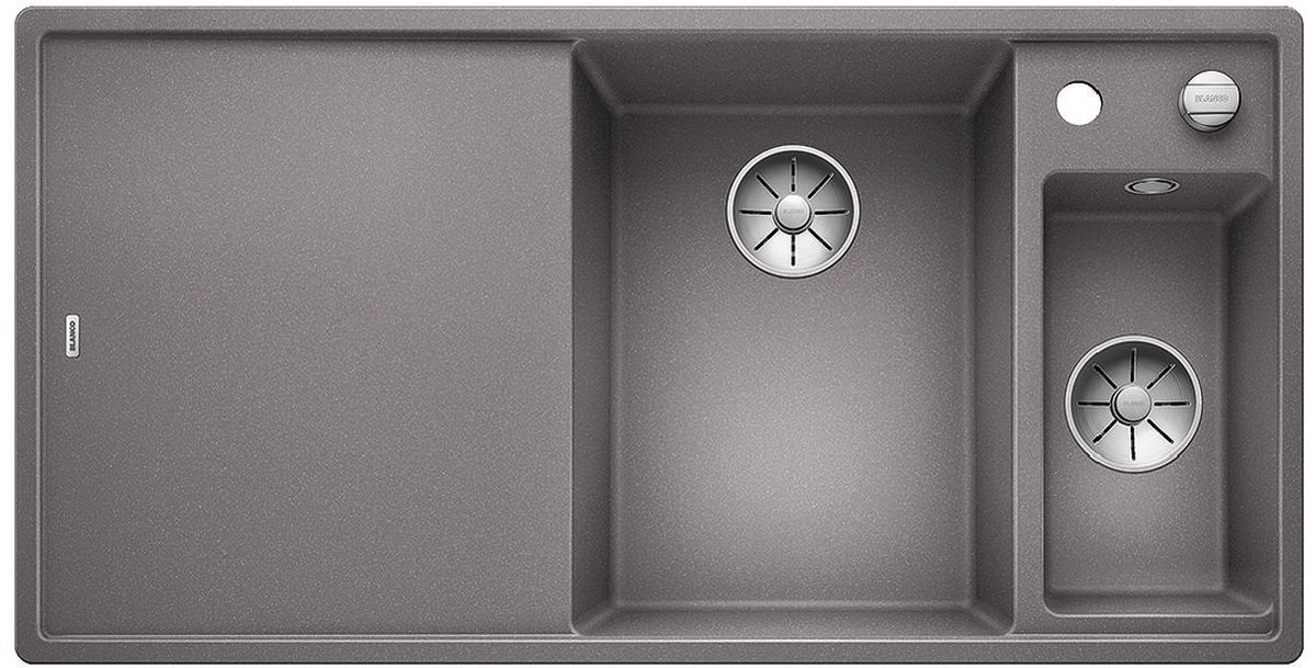 Blanco Axia III 6 S-F granitový drez 99x50 cm sivá/grafitová/ónyxová 523491