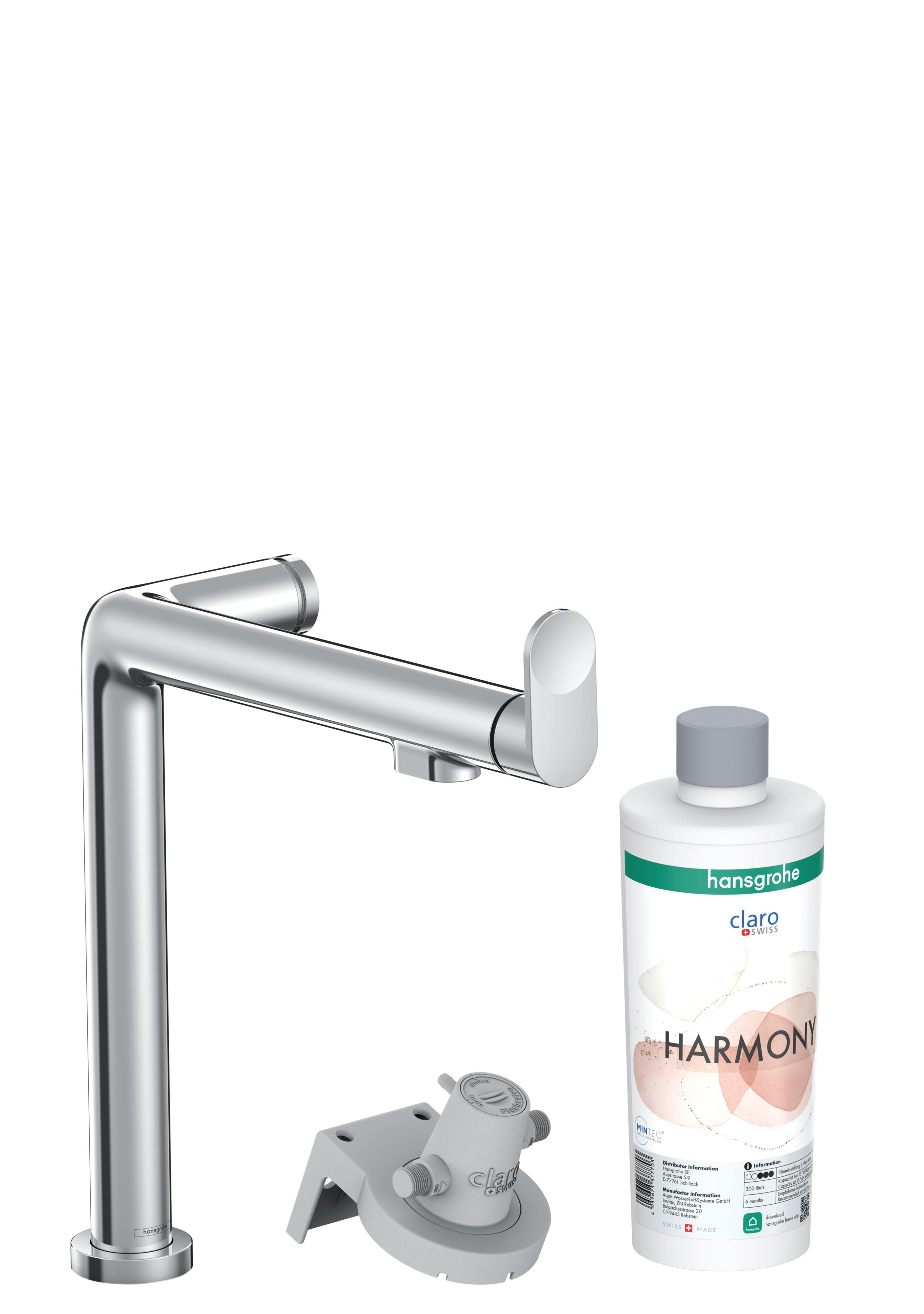 Hansgrohe Aqittura M91 kuchynská batéria s filtrom stojaca chrómová 76802000