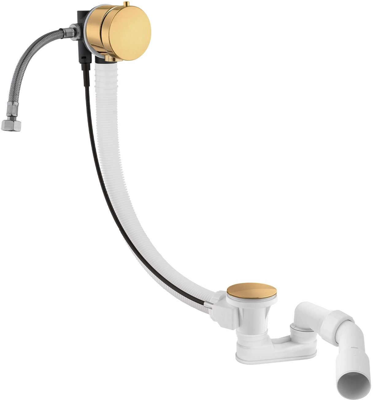 Omnires CGS prepadová súprava do vane zlatá TK132-PLUS-3.07+64-SGLB