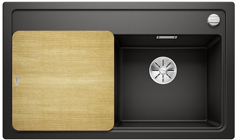 Blanco Zenar 45 S granitový drez 86x51 cm čierna 526036