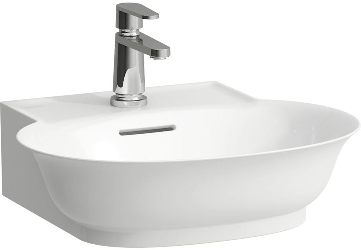 Laufen The New Classic umývadlo 50x45 cm polokrúhly klasické umývadlo-umývadlo na nábytok biela lesklá H8168520001091