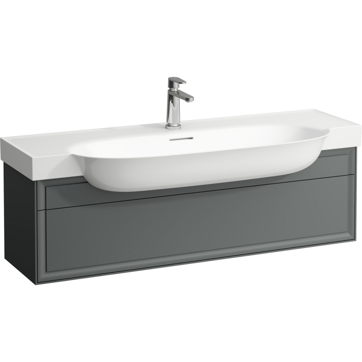 Laufen The New Classic skrinka 117.5x31.6x34.5 cm závesné pod umývadlo sivá H4060510856271
