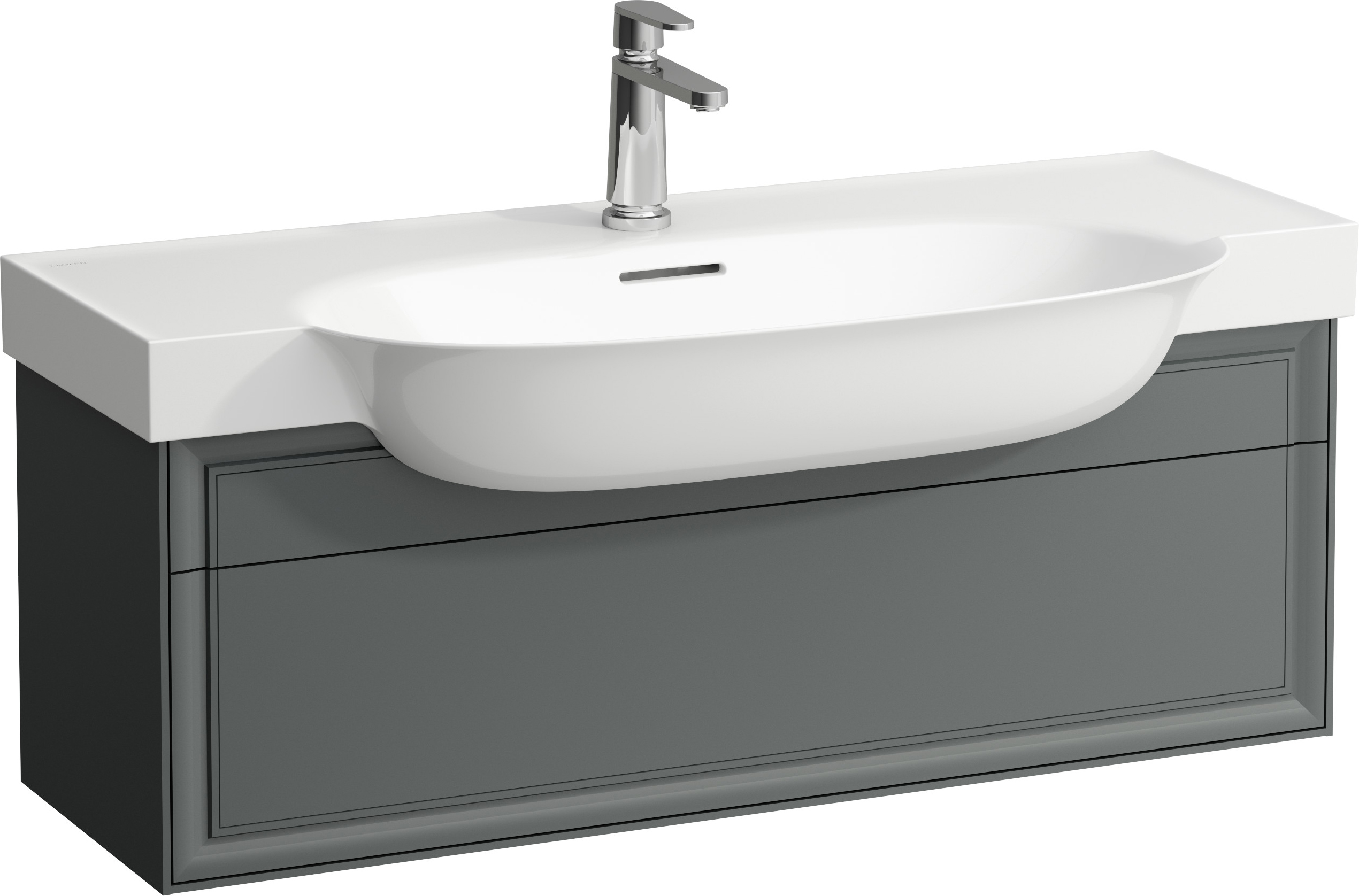 Laufen The New Classic skrinka 97.6x31.6x34.4 cm závesné pod umývadlo sivá H4060910856271