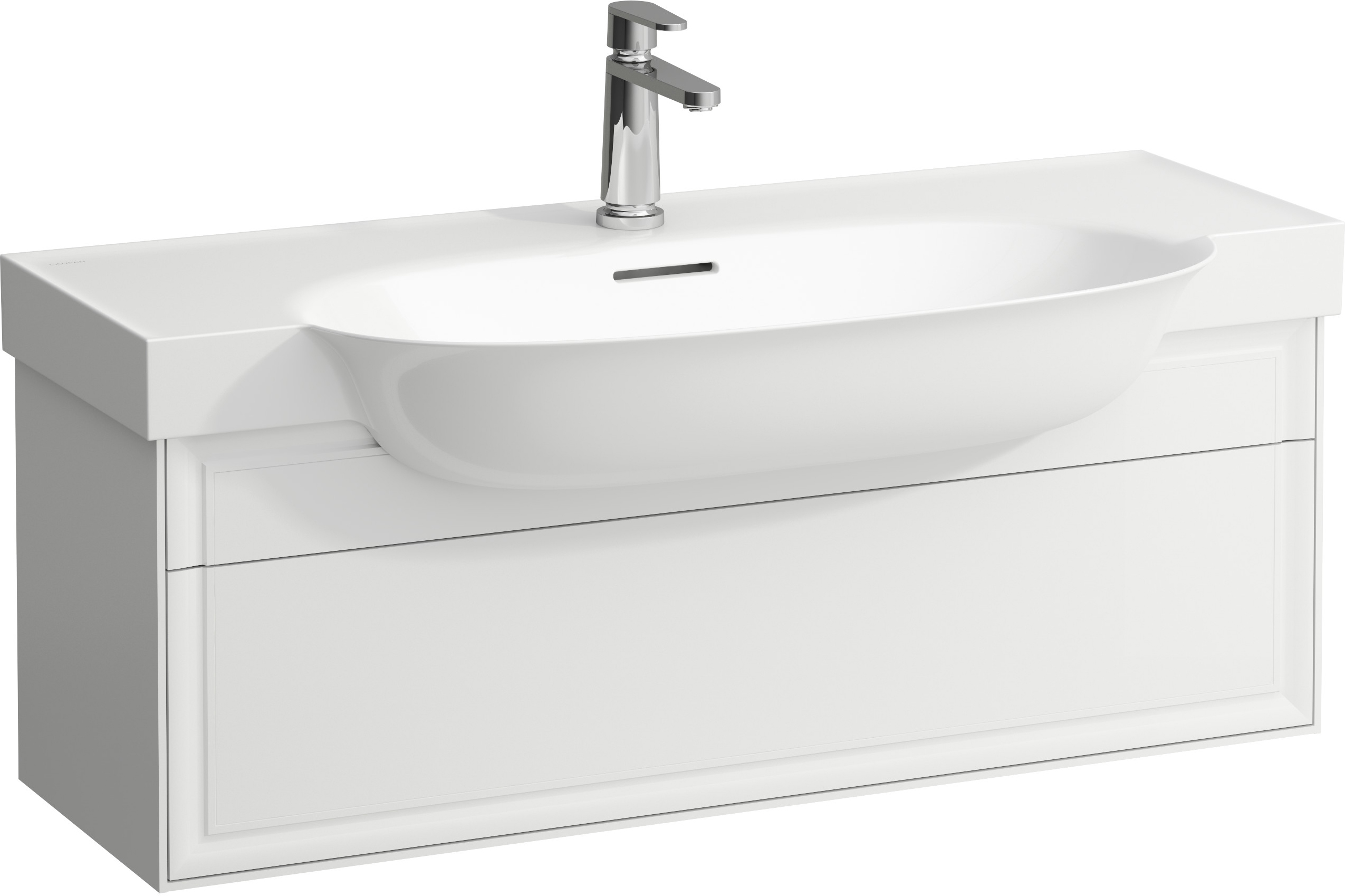 Laufen The New Classic skrinka 97.6x31.6x34.4 cm závesné pod umývadlo biela H4060910851701