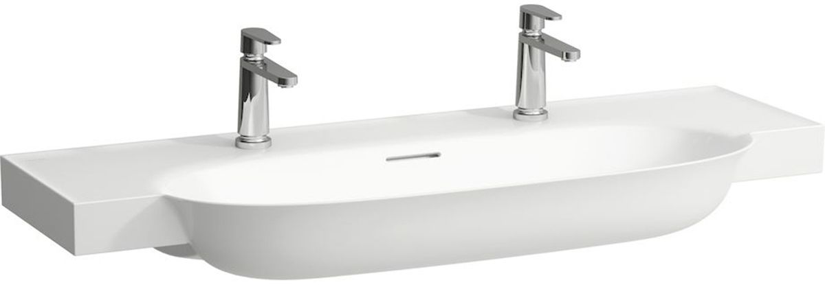 Laufen The New Classic umývadlo 120x48 cm polokrúhly klasické umývadlo-umývadlo na nábytok biela H8138584001071