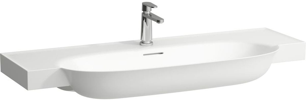 Laufen The New Classic umývadlo 120x48 cm polokrúhly klasické umývadlo-umývadlo na nábytok biela H8138587571081