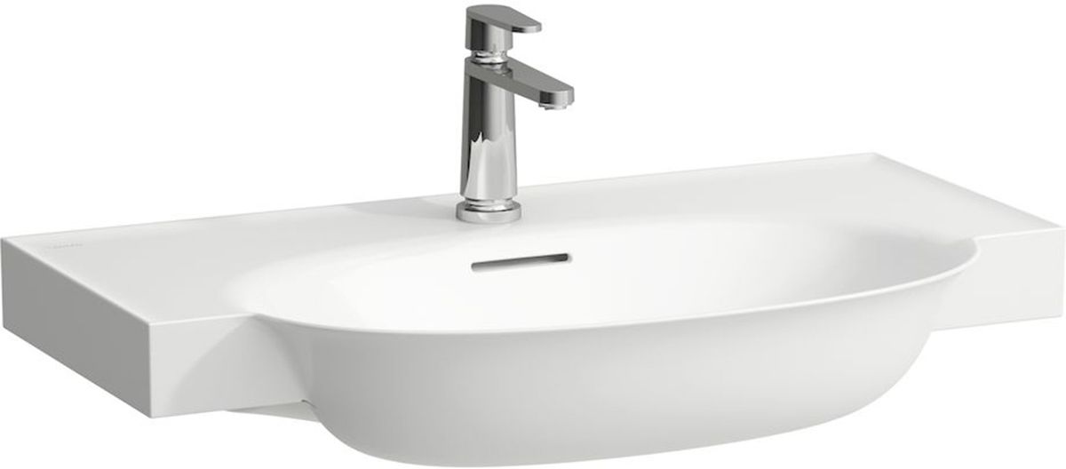 Laufen The New Classic umývadlo 80x48 cm polokrúhly klasické umývadlo-umývadlo na nábytok biela H8138557571081