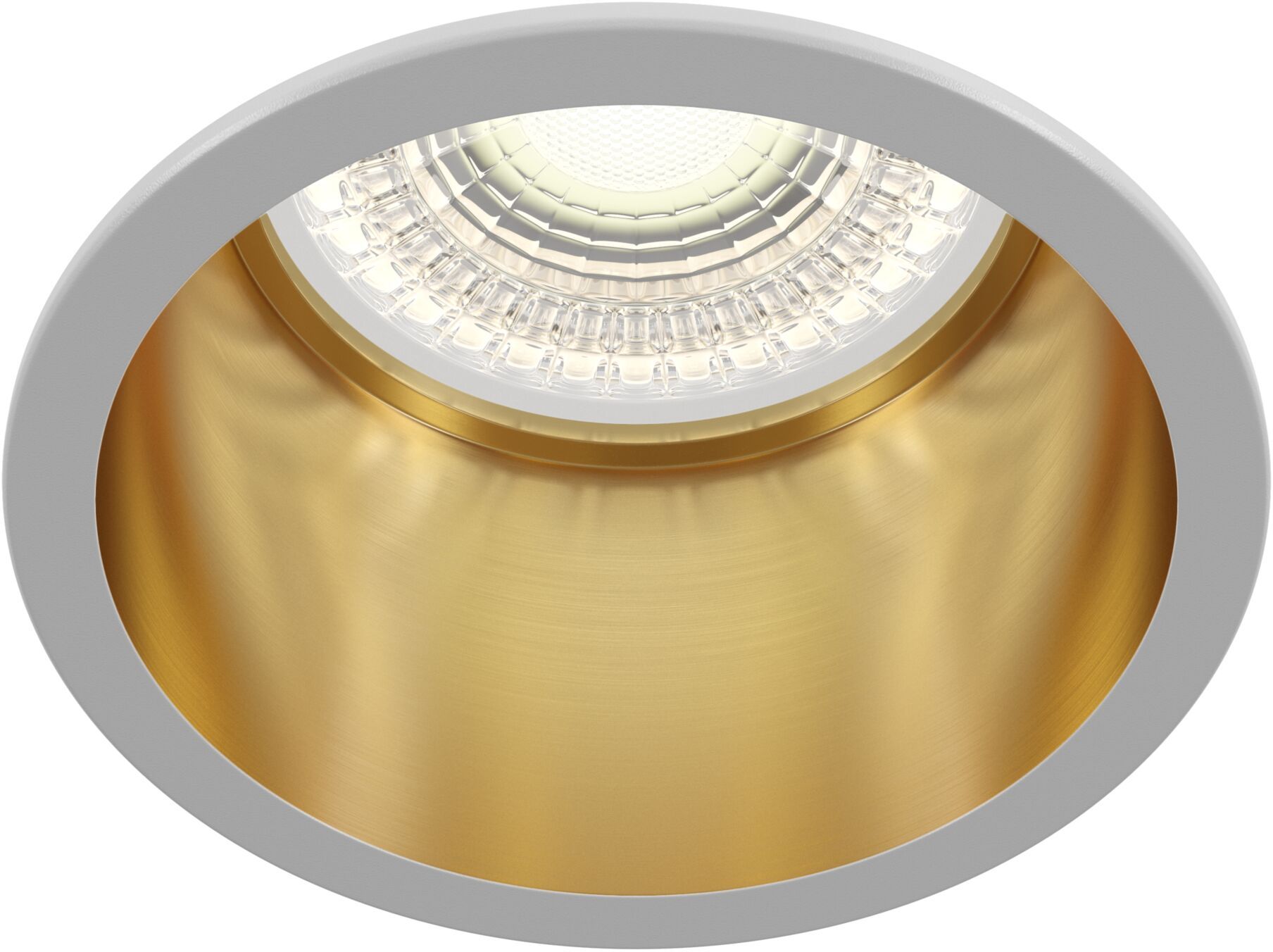 Maytoni Reif zapustené svietidlo 1x50 W biela-zlatá DL049-01WG