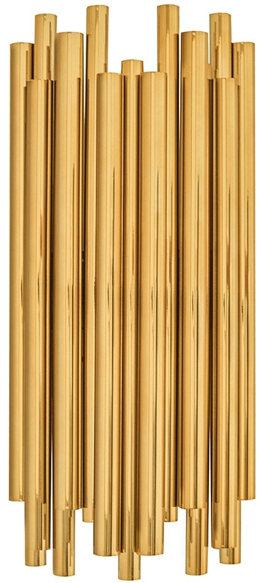 Moosee Tubo nástenná lampa 2x40 W zlatá MSE010400200