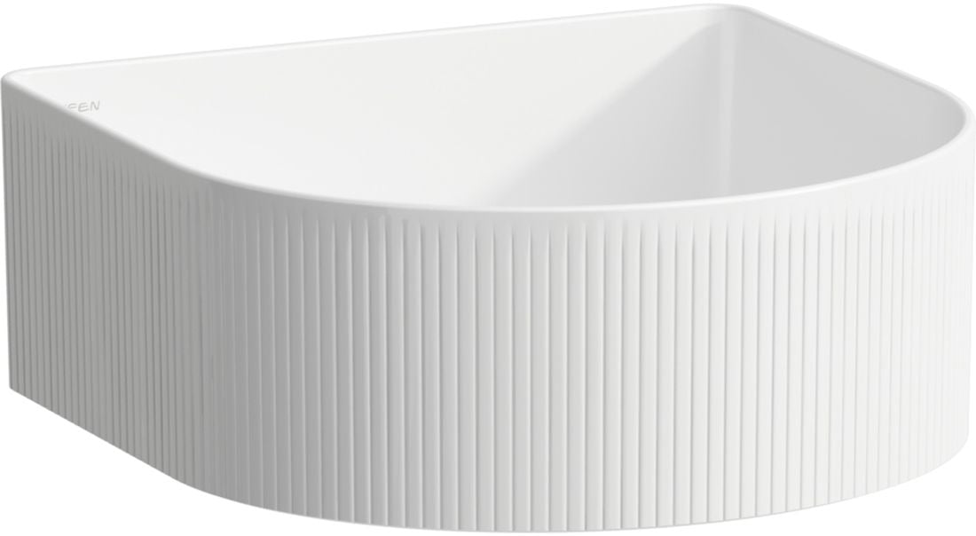Laufen Sonar umývadlo 34x34 cm polokrúhly pultové umývadlo biela H8123417571121
