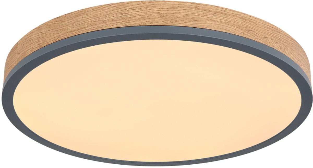 Globo Lighting Doro stropné svietidlo 1x24 W biela-drevená-grafitová 416080WD2R