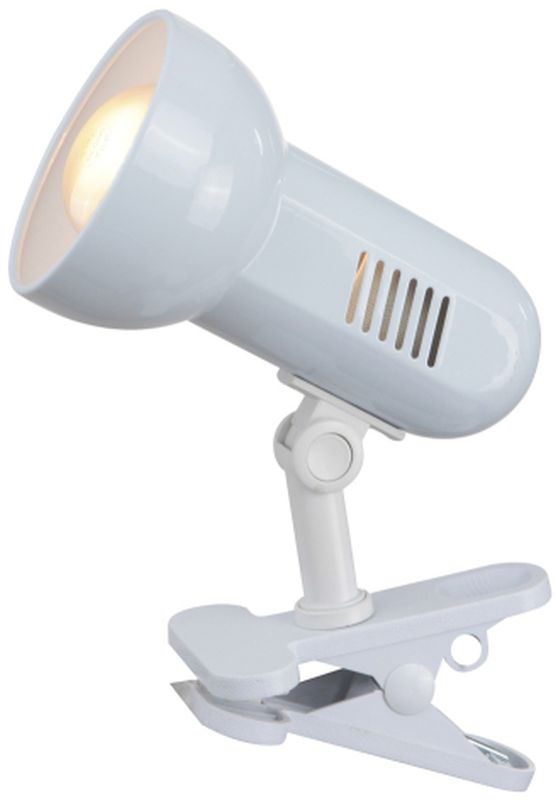 Globo Lighting Basic stolová lampa 1x40 W biela 5496