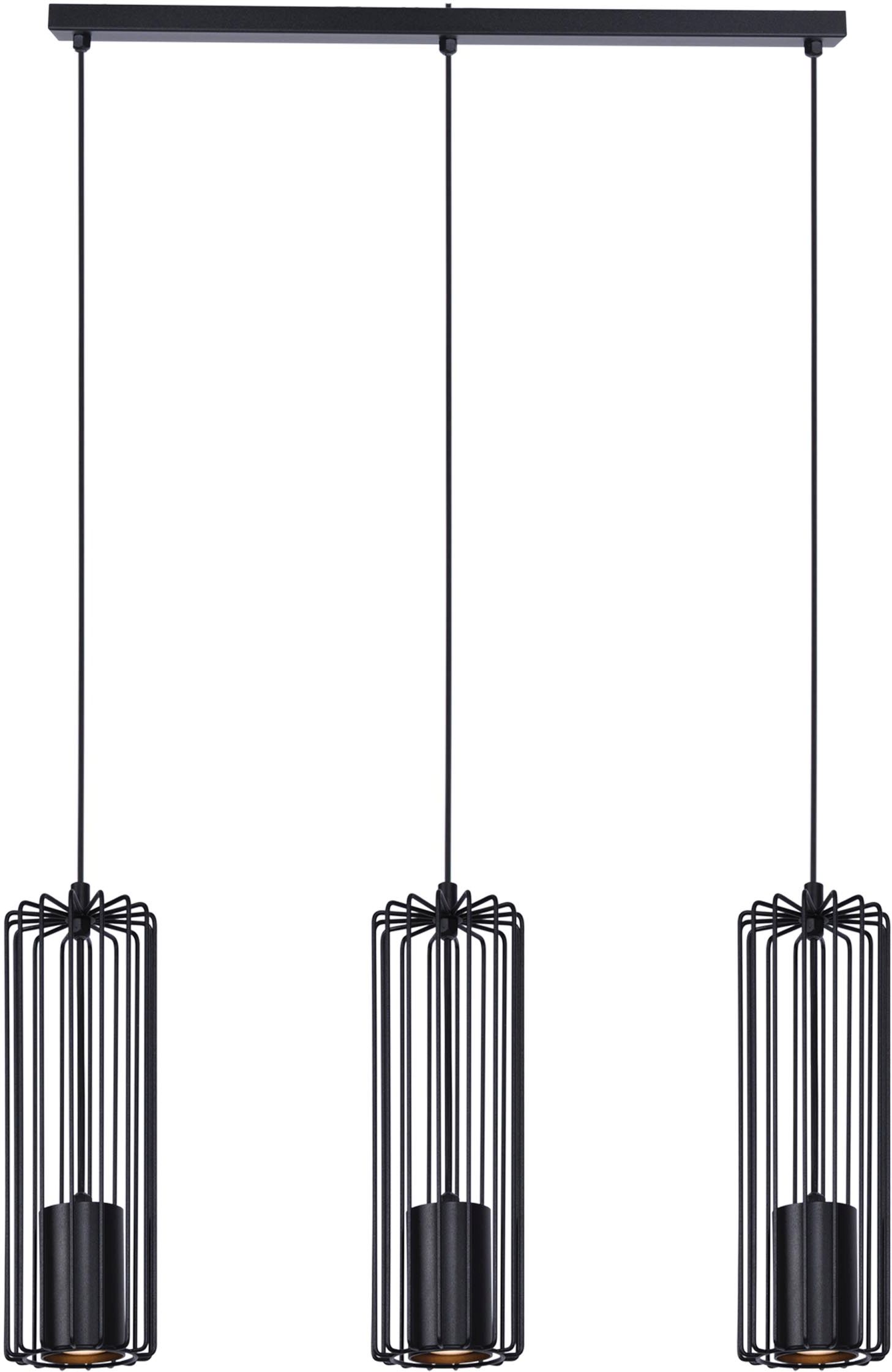 Kaja Falcon závesné svietidlo 3x10 W čierna K-4931