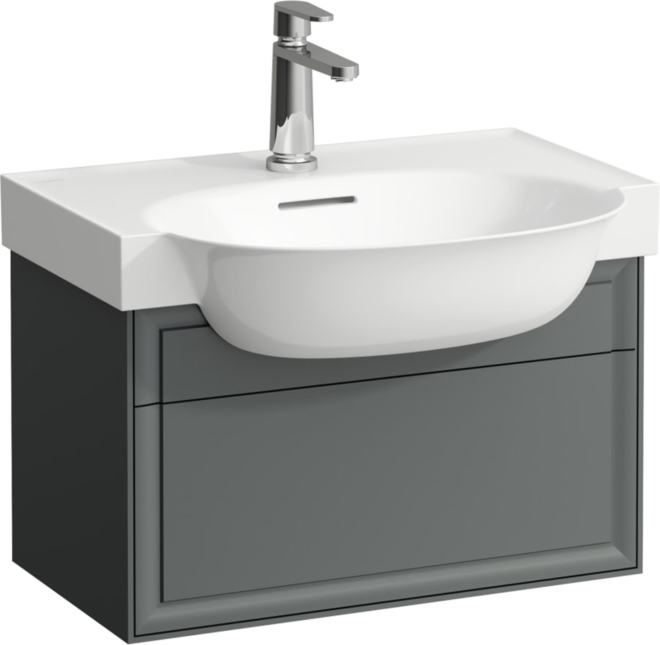 Laufen The New Classic skrinka 57.7x31.6x34.4 cm závesné pod umývadlo sivá H4060310856271