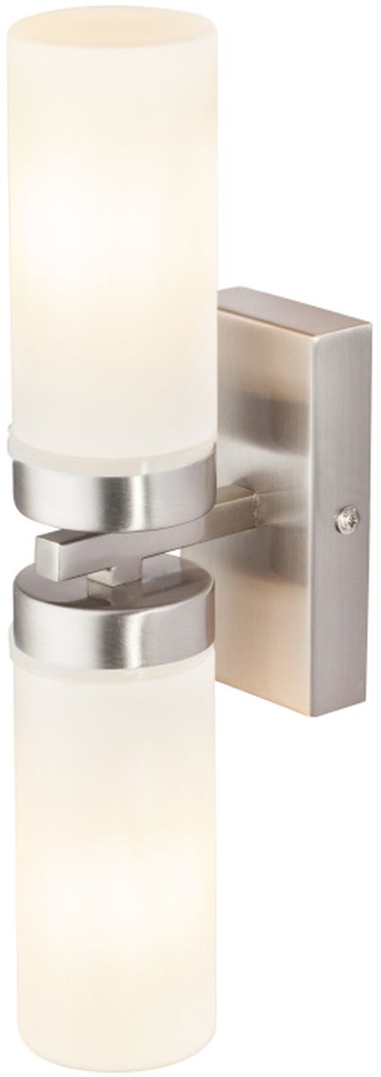 Globo Lighting Space nástenná lampa 2x40 W opálová-niklová 7816