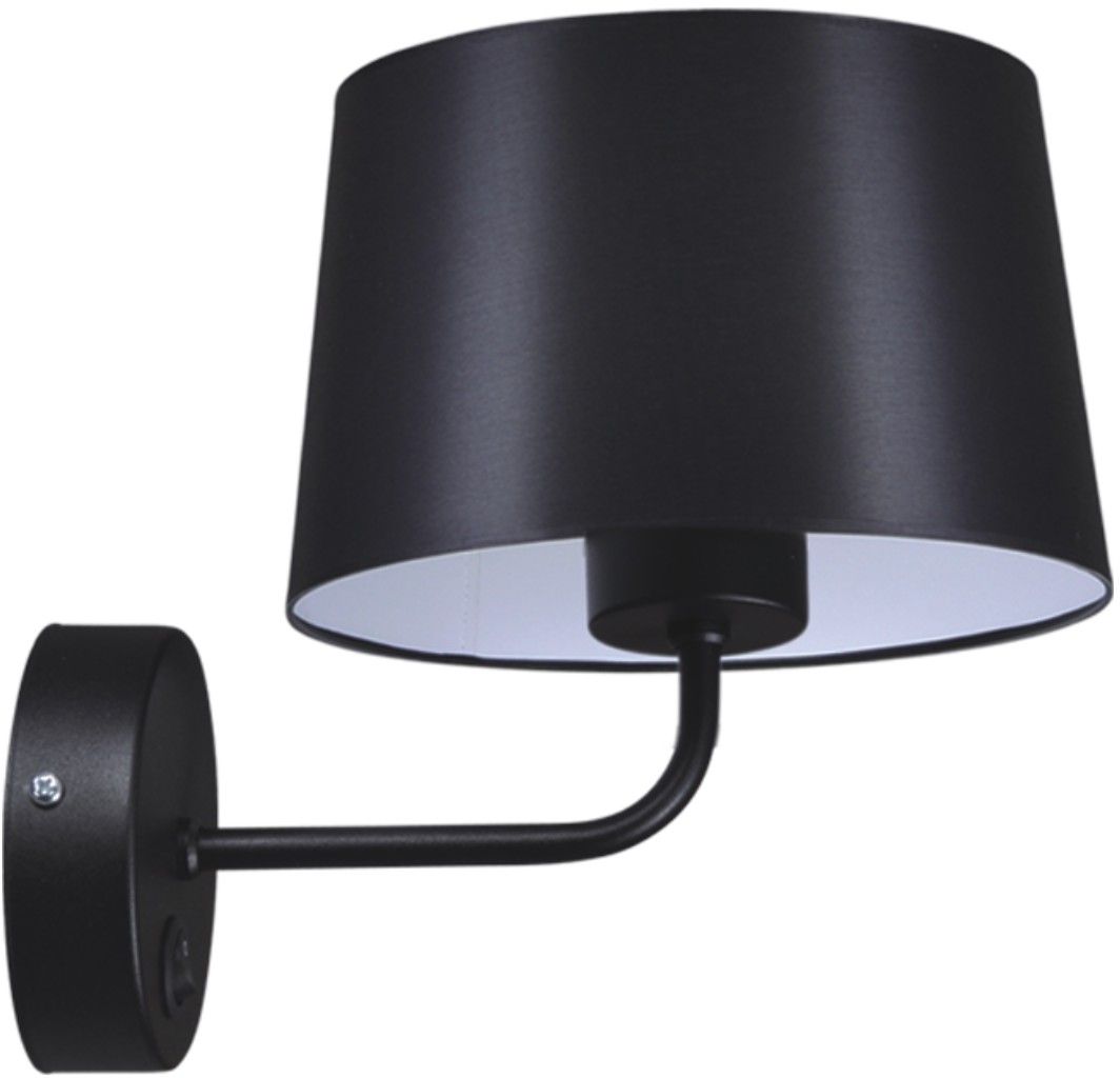 Kaja Remi Black nástenná lampa 1x40 W čierna K-4351