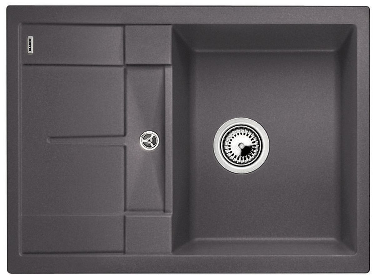 Blanco Median 45 S granitový drez 68x50 cm sivá/grafitová/ónyxová 519562