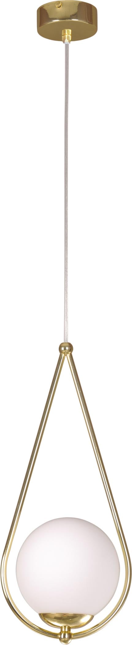 Kaja Neve Gold závesné svietidlo 1x40 W biela-mosadzná K-4775