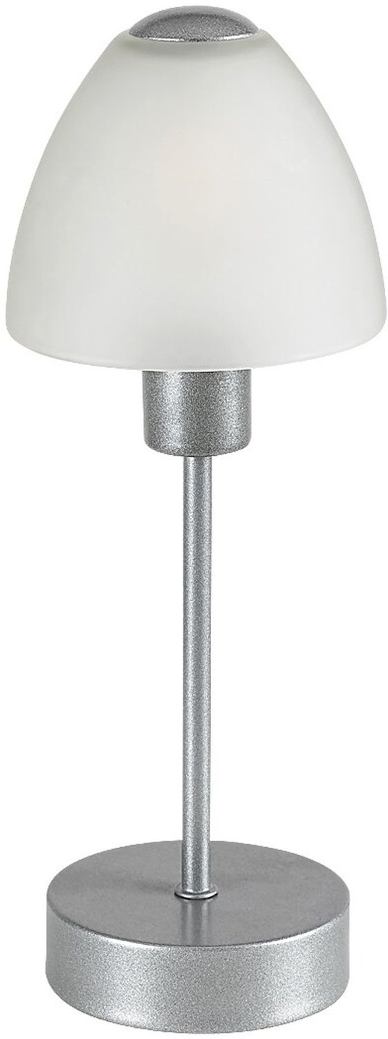 Rabalux Lydia stolová lampa 1x40 W biela-strieborná 2295