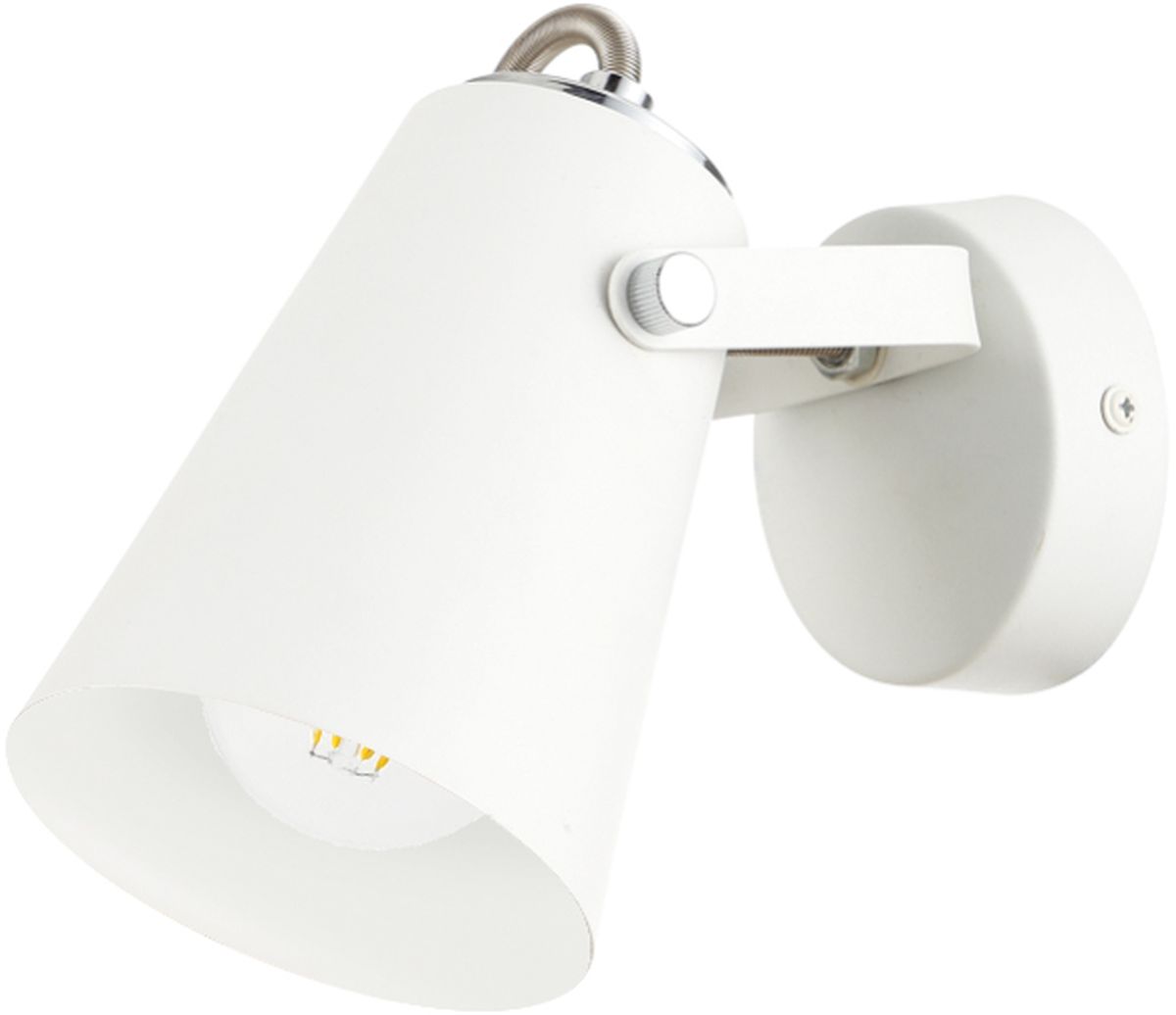 Kaja Nesta nástenná lampa 1x25 W biela K-8118