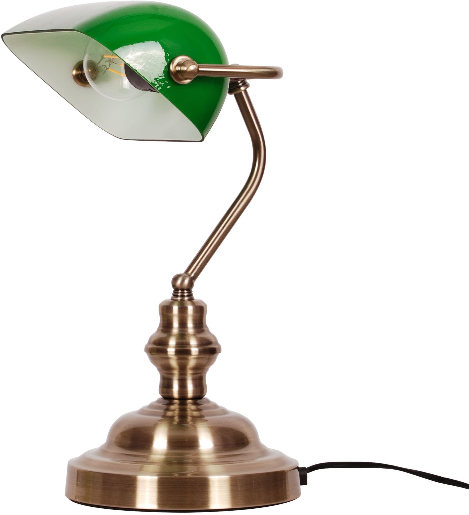 Kaja Mida stolová lampa 1x40 W patinová-zelená K-8042